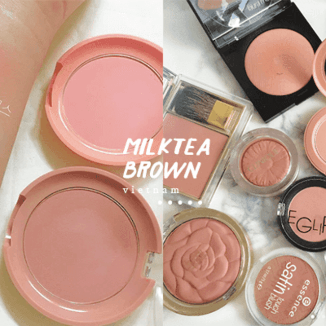 ตัวอย่าง ภาพหน้าปก:ปัดแก้มใส ให้สวยกรุบ!! 7 บลัชออน โทนสี Milk Tea Brown หรือสีชานม น่ารัก ได้ลุคธรรมชาติ