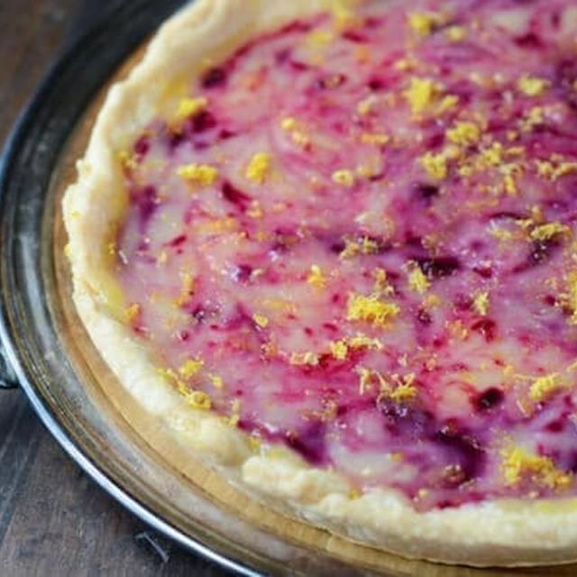 ตัวอย่าง ภาพหน้าปก:LEMON BLUEBERRY PIE สูตรพายบลูเบอร์รี่เลมอนสีสวย ทำง่าย ใครทำก็อร่อย