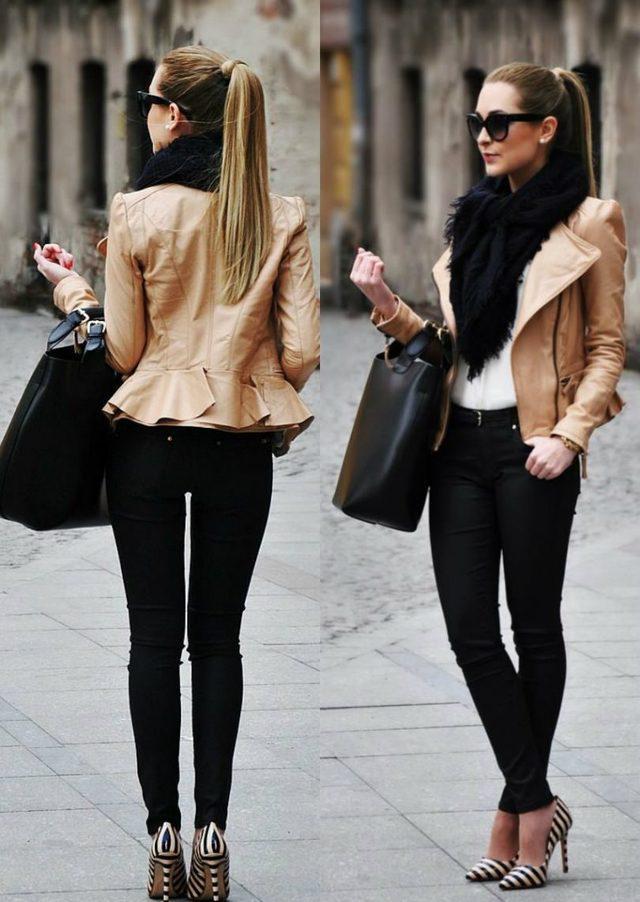 รูปภาพ:http://designersoutfits.com/wp-content/uploads/2016/10/sizzling-leather-jacke-for-women-11-810x1141.jpg