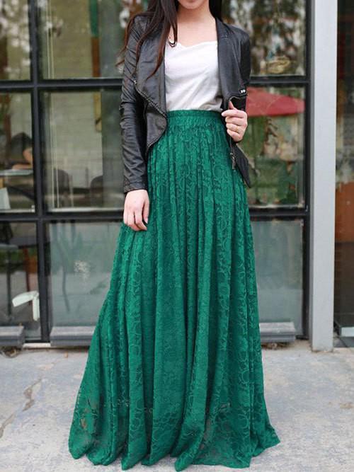 รูปภาพ:https://stayglam.com/wp-content/uploads/2014/11/Leather-Jacket-Maxi-Skirt-Outfit.jpg