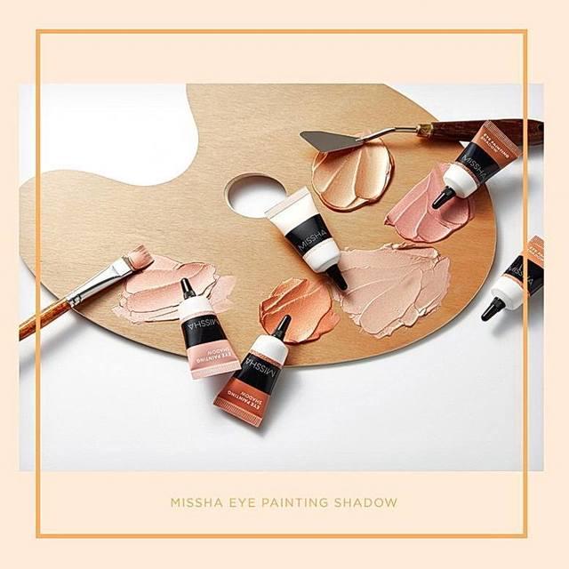 ตัวอย่าง ภาพหน้าปก:อายแชโดว์เนื้อครีม 'Missha Eye Painting Shadow' 5 สี มีประกายชิมเมอร์ สวยแรงมากค่ะ!