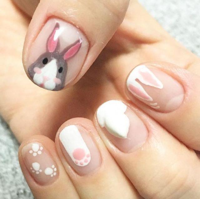 รูปภาพ:http://picsrelevant.com/wp-content/uploads/2017/07/bunny-nail-art-designs-be-beautiful-and-chic_1_1.jpg