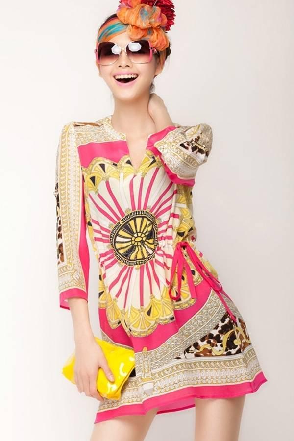 รูปภาพ:http://image9.oasap.com/o_img/2013/04/03/28176-161132-big/Fashion-Geometric-Print-3-4-Sleeve-Silk-Dress.jpg