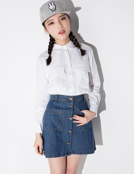 รูปภาพ:http://picture-cdn.wheretoget.it/z2e3ox-l-610x610-skirt-line+skirt-denim+skirt-button+skirt-denim+button+skirt-mini+skirt-korean+fashion-korean+trends-korean+style-daily+look-daily-ootd-nanda+style-pixie+market-pixie+market+girl.jpg