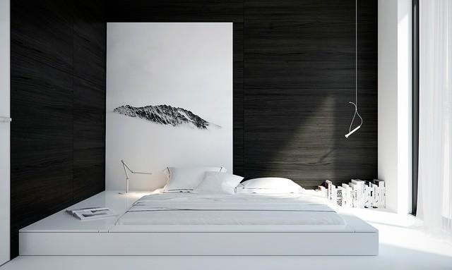 รูปภาพ:http://cdn.home-designing.com/wp-content/uploads/2016/11/black-and-white-minimalist-bedroom.jpg