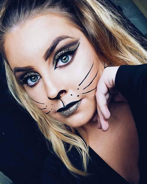 รูปภาพ:https://stayglam.com/wp-content/uploads/2018/09/Glittery-Feline-Makeup-Idea.jpg