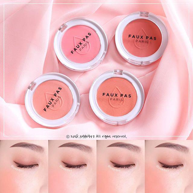 ตัวอย่าง ภาพหน้าปก:บลัชสีสวยสดใส ออกใหม่ 'FAUX PAS PARIS Raindrop Cheek' 4 เฉดสีสุดน่ารัก ที่ปัดได้ไม่มีเบื่อ