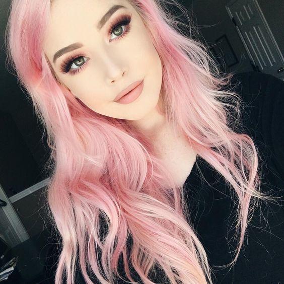 รูปภาพ:http://stylesweekly.com/wp-content/uploads/2017/03/10-beautiful-baby-pink-hairstyles-5.jpg