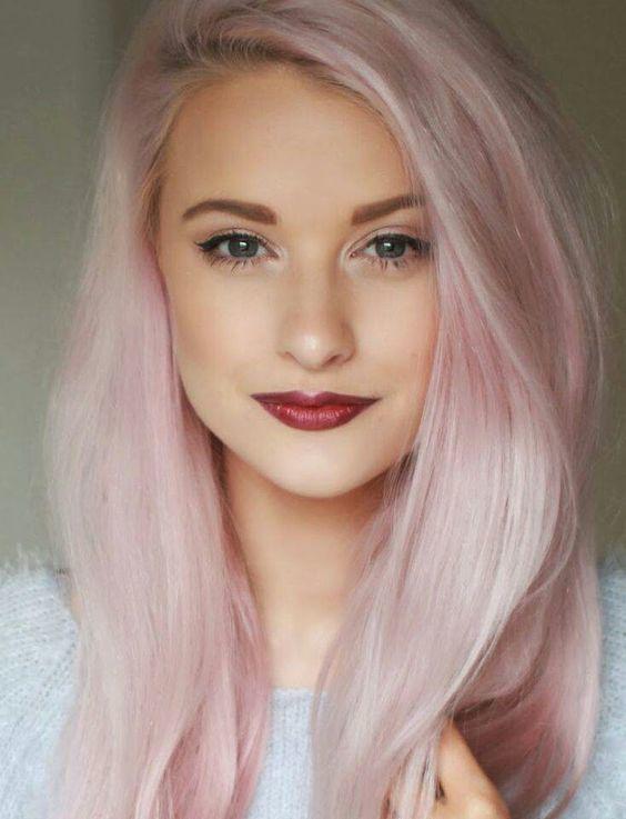 รูปภาพ:http://stylesweekly.com/wp-content/uploads/2017/03/10-beautiful-baby-pink-hairstyles-3.jpg