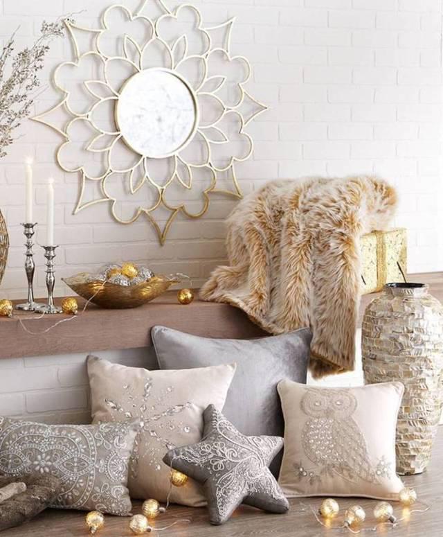 รูปภาพ:https://www.directliquidation.ca/wp-content/uploads/2017/07/winter-home-decorating-ideas-with-golden-string-lights-mirror-and-fur-blanket.jpg