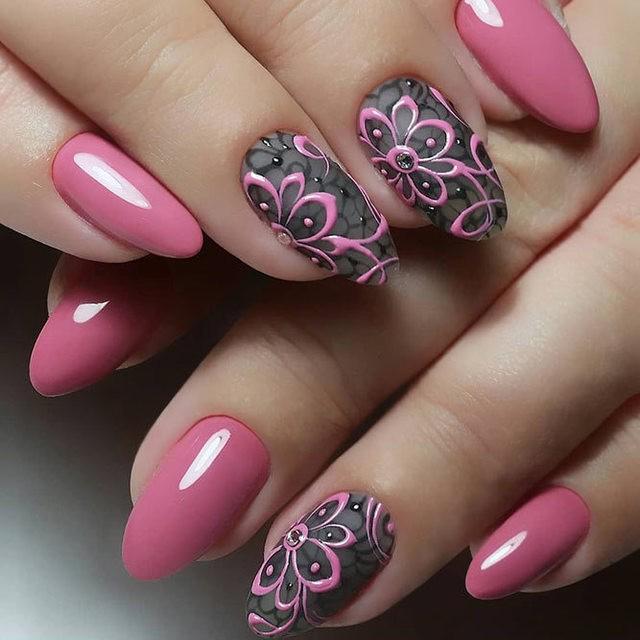 รูปภาพ:https://naildesignsjournal.com/wp-content/uploads/2018/10/3d-nail-art-pink-patterns.jpg