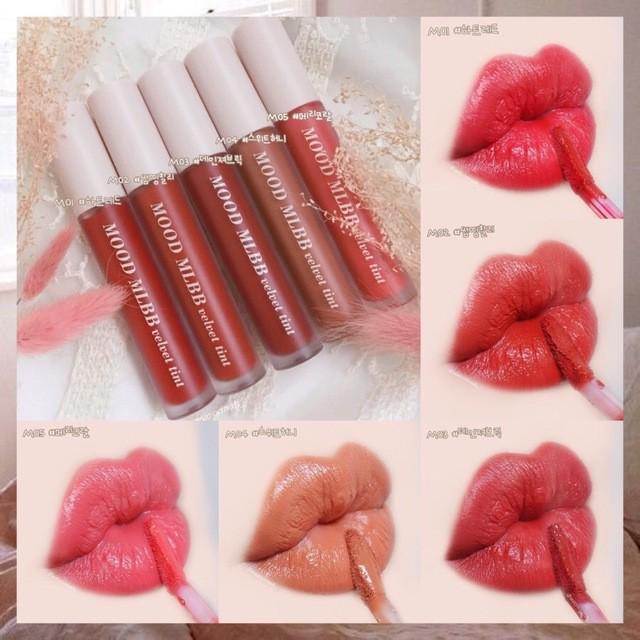 ตัวอย่าง ภาพหน้าปก:สวย เป๊ะ เฉดสีที่สาวๆ เลิฟสุด! 'Keep in Touch Mood MLBB Velvel Tint' 5 สี โทนสีแบบ mlbb วินเทอร์ 