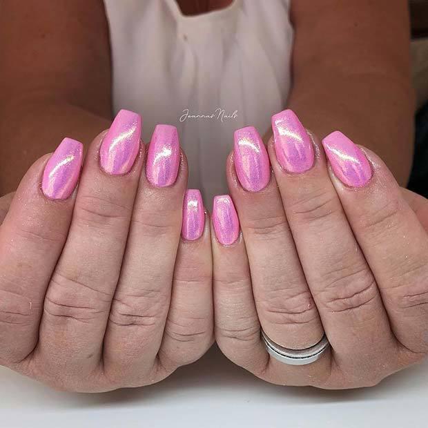 รูปภาพ:https://stayglam.com/wp-content/uploads/2018/11/Shimmery-Pink-Nails.jpg