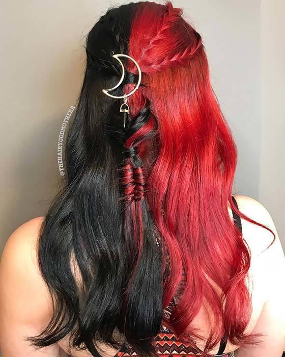 รูปภาพ:https://stayglam.com/wp-content/uploads/2018/12/Half-Red-and-Half-Black.jpg