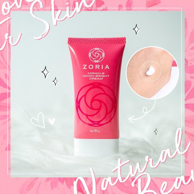 ตัวอย่าง ภาพหน้าปก:เนียนใสไม่กลัวโป๊ะ! 'Zoria Miracle Moon Bright Cream' ครีมลดเลือนจุดด่างดำ ให้ผิวใสเป็นธรรมชาติ