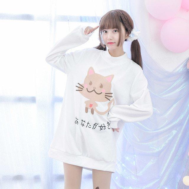 รูปภาพ:https://ae01.alicdn.com/kf/HTB1uUc1OVXXXXadXFXXq6xXFXXXj/Mori-menina-de-impress-o-cat-mulheres-outono-branco-hoodies-solto-kawaii-dos-desenhos-animados-primavera.jpg_640x640.jpg