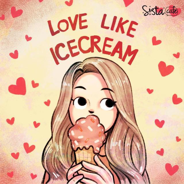 ตัวอย่าง ภาพหน้าปก:Love like รักของฉันเปรียบได้กับ..... ตอน รักก็เหมือนกับไอศกรีม