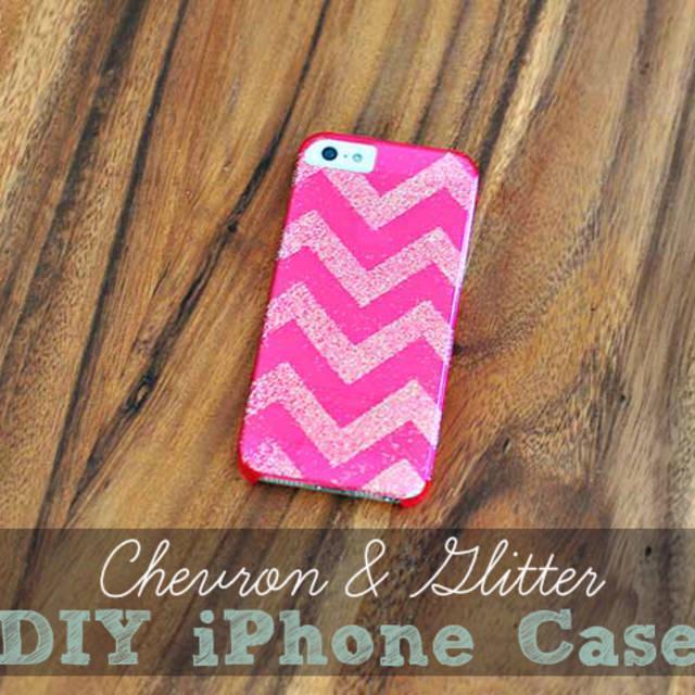 ตัวอย่าง ภาพหน้าปก:DIY : Glitter iPhone Case ♥