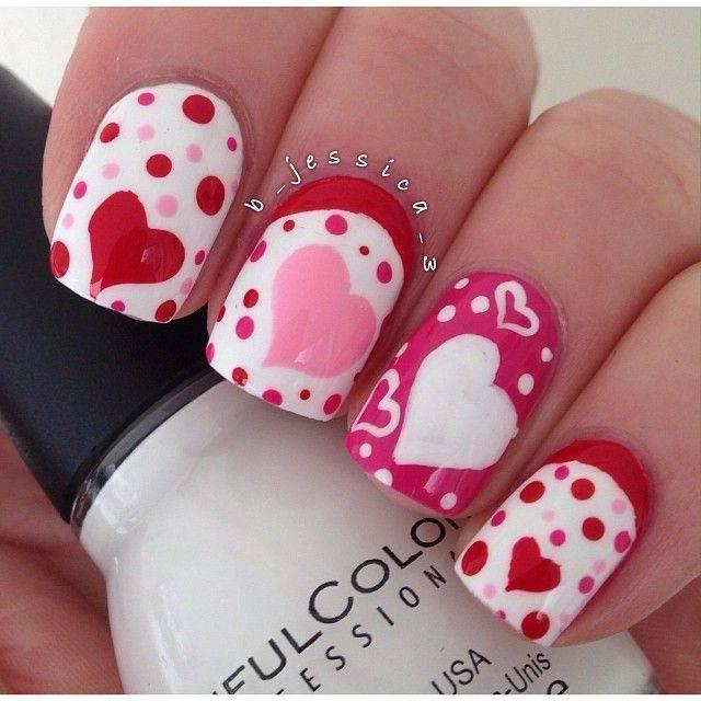 รูปภาพ:http://holicoffee.com/wp-content/uploads/2015/02/beauty-nail-art-for-valentine-new-easy-home-manicure-trend-designs-21.jpg