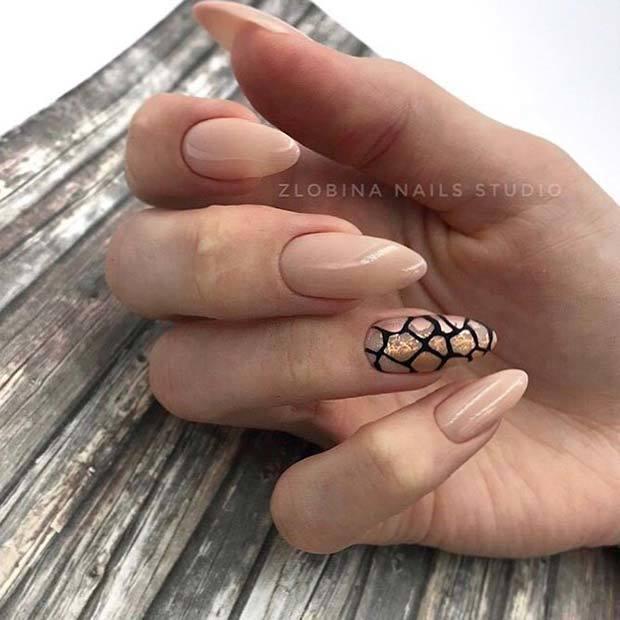 รูปภาพ:https://stayglam.com/wp-content/uploads/2019/01/Nude-Nails-and-Animal-Print.jpg