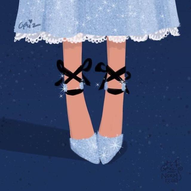 รูปภาพ:http://static.boredpanda.com/blog/wp-content/uploads/2016/01/if-disney-girls-wore-designer-shoes-16__700.jpg