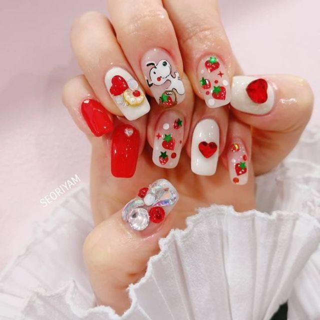 ตัวอย่าง ภาพหน้าปก:Korean Style กับไอเดียแต่งเล็บ 'Red Nails' ช่วงหน้าร้อน แต่งลุคน่ารัก ไม่แรง #ไม่ดุนะจ๊ะ