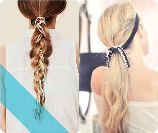 รูปภาพ:http://blog.vpfashion.com/wp-content/uploads/2013/08/ponytail-with-colored-ribbon-and-long-silky-hair-extensions.jpg