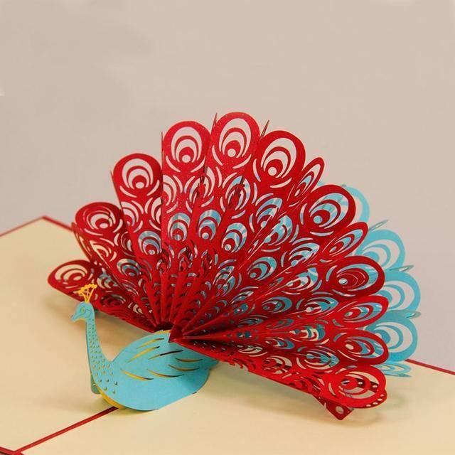 รูปภาพ:http://g03.a.alicdn.com/kf/HTB1gEYeJpXXXXcrXVXXq6xXFXXXI/Amazing-Cool-3D-Pop-up-Cards-Custom-Greeting-Cards-3D-Peacock-in-Red-For-Birthday-Personalised.jpg