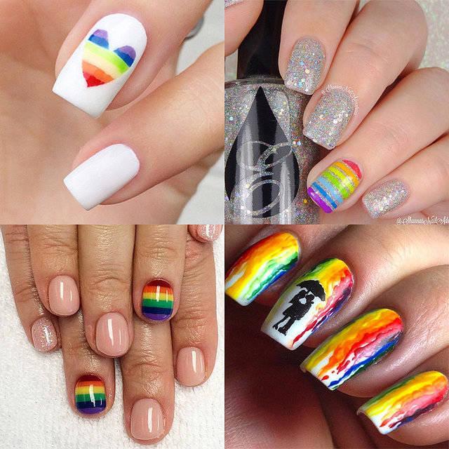 ตัวอย่าง ภาพหน้าปก:ไอเดียเพ้นท์เล็บ 'สีรุ้ง' Rainbow Nails Art สีสันสดใส