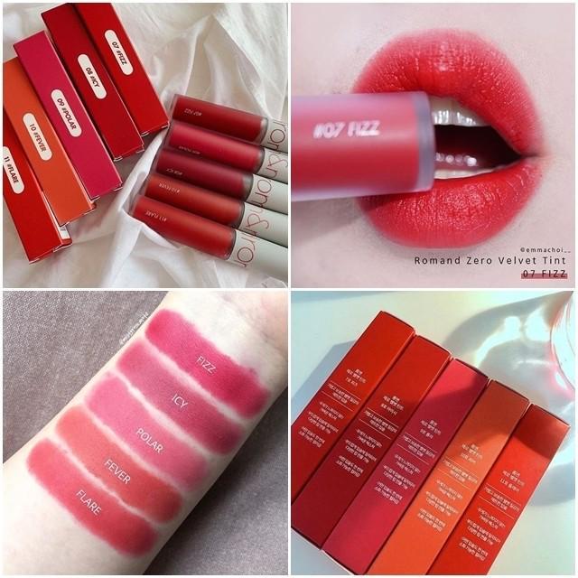 ภาพประกอบบทความ ลิปรุ่นฮิต สาวเกาเลิฟมาก! ส่อง 'rom&nd zero velvet tint' สีใหม่ สวยชุ่มชื้น เนื้อเวลเวทบางเบา