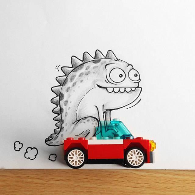 รูปภาพ:http://static.boredpanda.com/blog/wp-content/uploads/2015/06/doodle-dragon-interacts-with-everyday-objects-drogo-manik-ratan-28__700.jpg