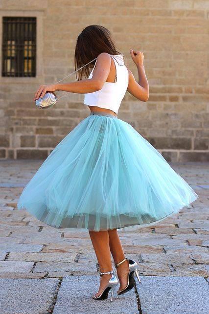 รูปภาพ:http://thefashiontag.com/wp-content/uploads/2014/02/bloggers-style-tulle-skirts.jpg