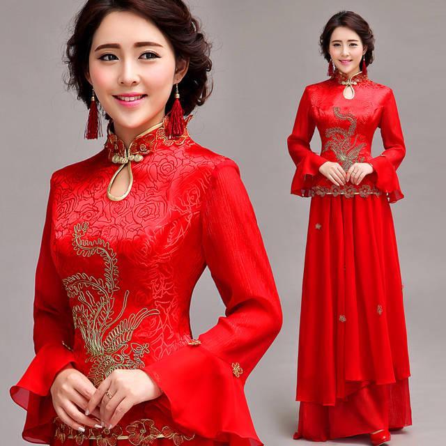 รูปภาพ:http://g01.a.alicdn.com/kf/HTB1lJ4lIXXXXXbiXpXXq6xXFXXX6/The-bride-red-bridal-evening-dress-long-evening-dress-long-sleeve-design-evening-dress-cheongsam-bridal.jpg