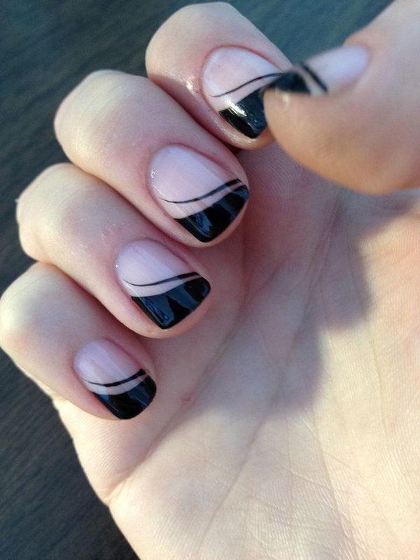 รูปภาพ:http://notedlist.com/wp-content/uploads/2015/08/french-tip-nail-designs/38-french-tip-nail-designs.jpg