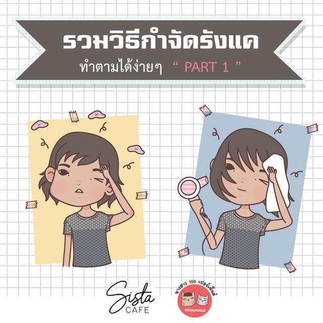 ตัวอย่าง ภาพหน้าปก:รวมวิธี กำจัดรังแค ทำตามได้ง่ายๆ " PART 1 "