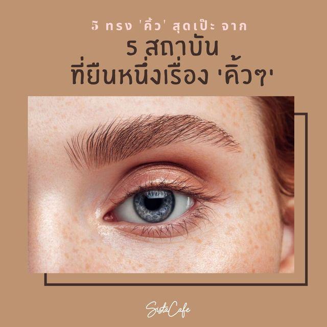 ตัวอย่าง ภาพหน้าปก:แนะนำ 5 ทรง 'คิ้ว' สุดเป๊ะ จากหลากหลายสถาบันที่ยืนหนึ่งเรื่องคิ้วๆ