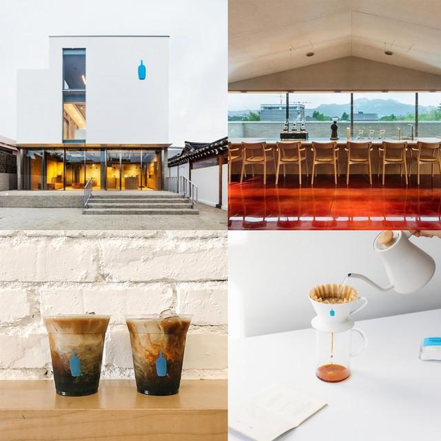 ตัวอย่าง ภาพหน้าปก:☕Blue Bottle Coffee🍁 คาเฟ่เกาหลีน่าฟาด บรรยากาศชิลล์ วิวพระราชวัง! 