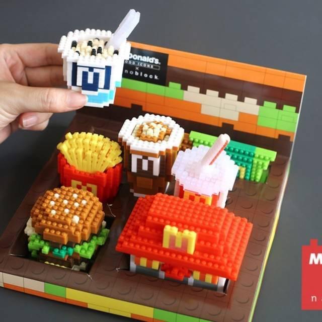 ตัวอย่าง ภาพหน้าปก:'Nanoblock' ของเล่นตัวต่อ Happy Meal จาก McDonald's