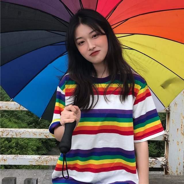 รูปภาพ:https://thai.bestpriceupdate.com/cf/1050/cdn/HTB1ItJteBsmBKNjSZFsq6yXSVXaw/Tee-Shirt-Woman-Summer-Tops-Korean-Ulzzang-Harajuku-Rainbow-Striped-T-shirt-For-Women-Short-Sleeve.jpg