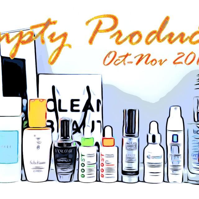 ตัวอย่าง ภาพหน้าปก:Empty Products รีวิวของที่ใช้หมด | OCT-NOV 2019