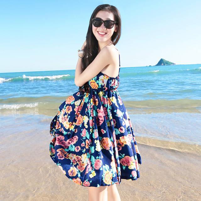 รูปภาพ:http://i01.i.aliimg.com/wsphoto/v0/32262323877/2015-women-summer-chiffon-dress-spaghetti-strap-Floral-beach-short-bohemia-dress-Free-Shipping.jpg