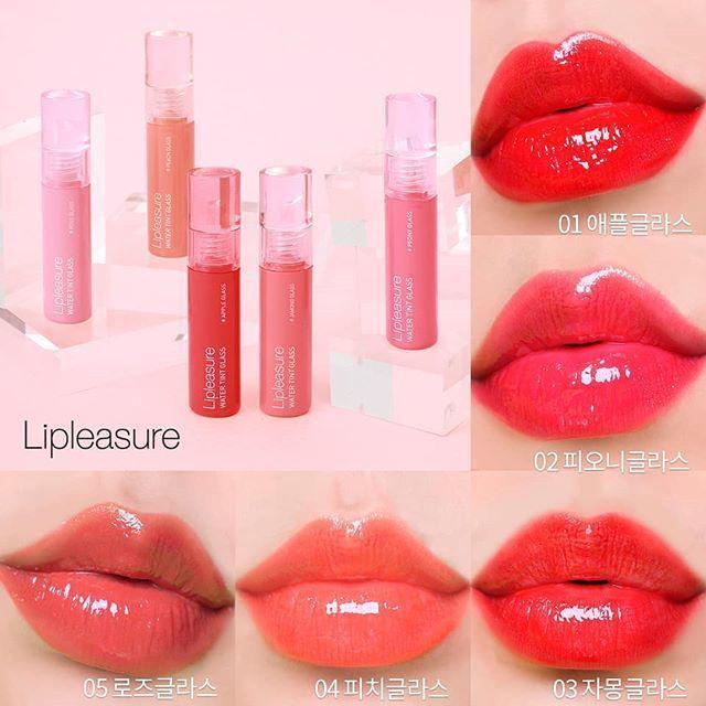 ตัวอย่าง ภาพหน้าปก:ว้าวมาก! 'Lipleasure Water Tint Glass' 5 เฉดสี เนื้อฉ่ำวาว สีสวยสดใส ทาแล้วปากอิ่มเวอร์