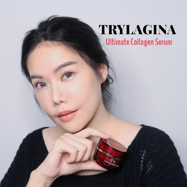 ภาพประกอบบทความ อายุ 35 คุณแม่ลูก 1 หน้าต้องตึงให้ได้ ด้วย TRYLAGINA Ultimate Collagen Serum