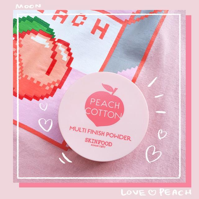 ตัวอย่าง ภาพหน้าปก:#รีวิว Peach Cotton Multi Finish Powder ขนาดมินิ น่ารักปุ๊กปิ๊กหอมกลิ่นพีช 🍑