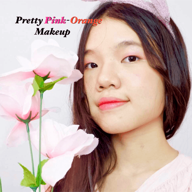 ภาพประกอบบทความ ตาชั้นเดียวก็สวยได้! แชร์ไอเดียการแต่งหน้าลุค ‘Pretty Pink-Orange Makeup’  เนรมิตสาวหมวยให้สวยหวาน สดใส