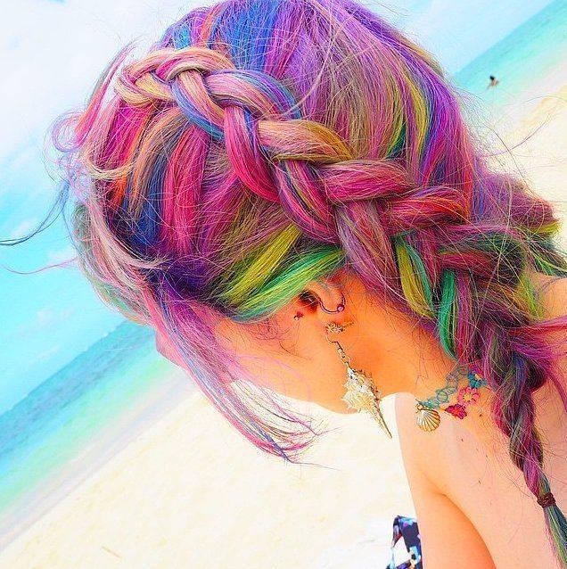 รูปภาพ:http://www.nixbeauty.com/wp-content/uploads/2015/06/rainbow-hair-braid-ideas-popsugar-beauty-rainbows-hair-hair-design-rainbow-hair-hair-braids-braids-ideas-hair-style.jpg