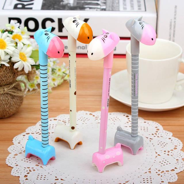 รูปภาพ:http://g02.a.alicdn.com/kf/HTB1VcgCJpXXXXc0XVXXq6xXFXXXE/Fashion-Individual-Cute-Giraffe-Style-Ballpoint-Pen-Stand-Pen-For-Children-or-Adults-.jpg