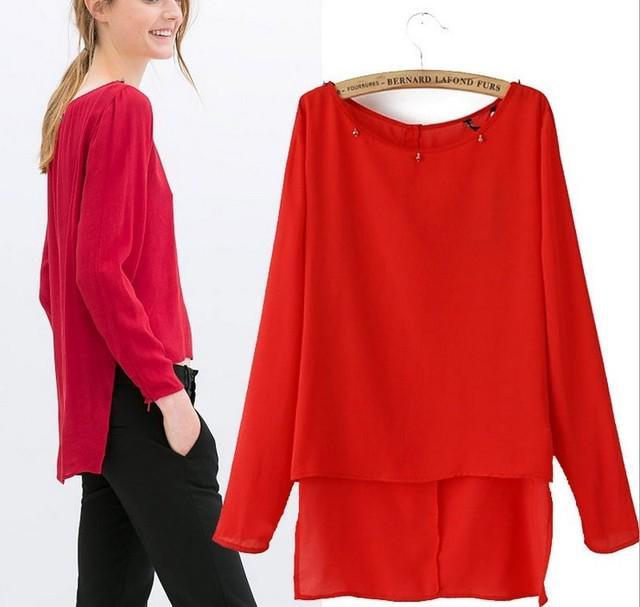 รูปภาพ:http://i01.i.aliimg.com/wsphoto/v0/1687665475_1/New-Style-Spring-Summer-Fashion-Long-Sleeve-Beading-Irregular-Loose-Red-Chiffon-Blouse-Women-Crop-Tops.jpg