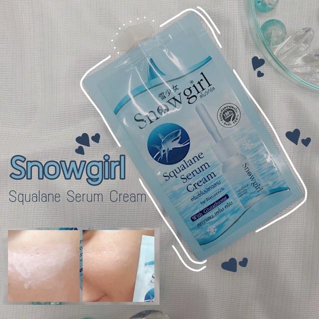 ภาพประกอบบทความ ก่อนนอนต้องบำรุงด้วย Squalane Serum Cream เข้มข้นจาก Snowgirl