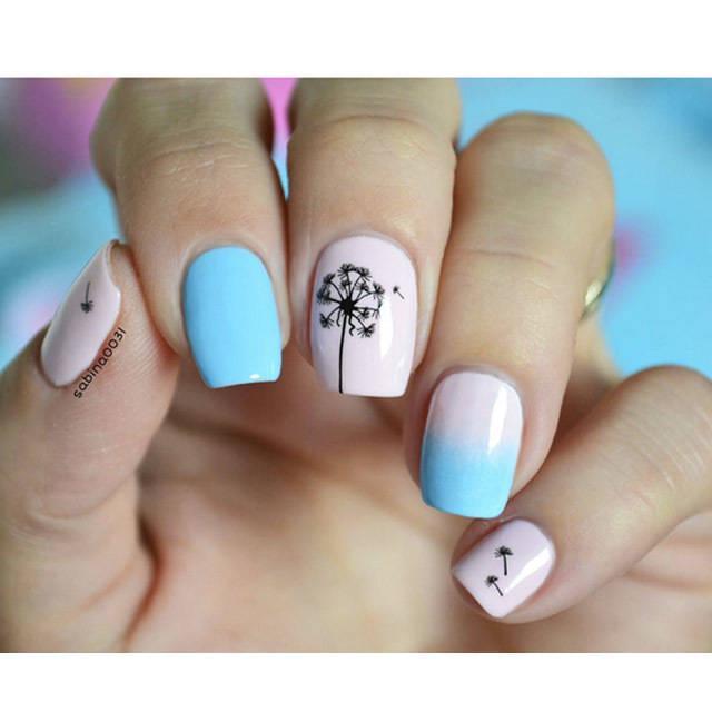 รูปภาพ:http://sonailicious.com/wp-content/uploads/2016/01/Pink-and-blue-spring-nails-by-@sabina0031.jpg